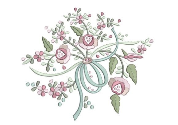 Fancy Floral: A Delicate Touch for Holiday Embroidery