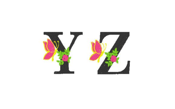 Floral Alphabet: A Charming Touch for Business Merch