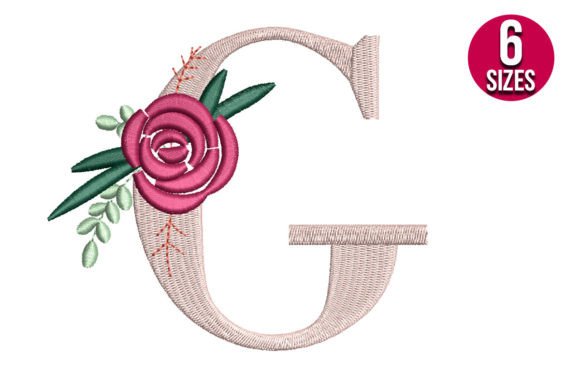 Floral Alphabet G Letter: A Versatile Design for Business