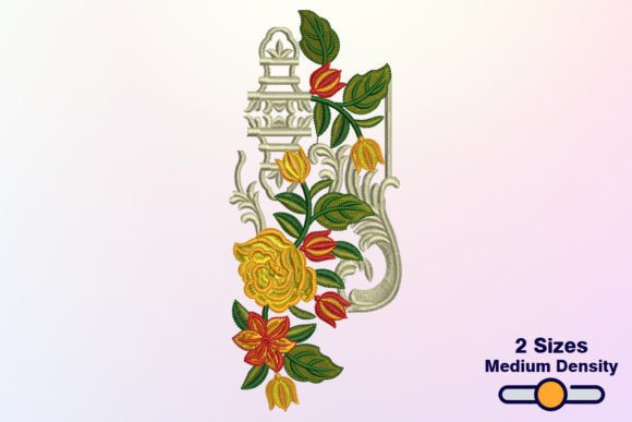 Floral Bunches: A Charming Embroidery Design
