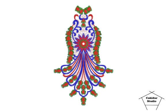 Floral Hanging Lantern: A Versatile Embroidery Design
