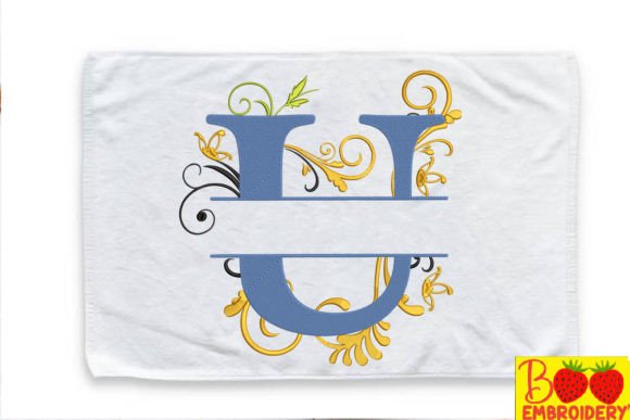 Floral Letter U: A Charming Addition to Your Collection
