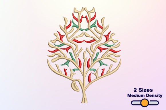 Floral Tree: A Charming Embroidery Design for Gifts